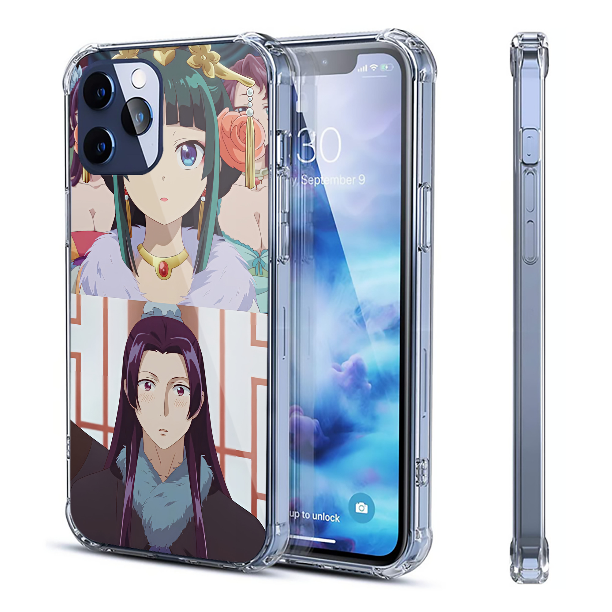 （画像用） 薬屋のひとりごと The Apothecary Diaries 【iPhone 12シリーズ対応】透明スマホケース（クリアソフトケース）